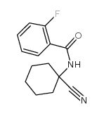 N-(1-cyanocyclohexyl)-2-fluorobenzamide Structure