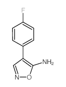 4-(4-fluorophenyl)-1,2-oxazol-5-amine结构式