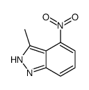 3-甲基-4-硝基-1H-吲唑结构式