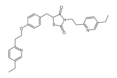 N-[乙基-(2-吡啶基-5-乙基)吡格列酮(吡格列酮杂质)结构式