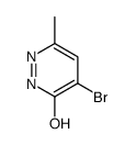 4-溴-6-甲基-3(2H)-哒嗪酮结构式