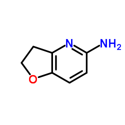 5-Amino-2,3-dihydrofuro[3,2-b]pyridine结构式