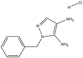 1-Benzyl-1H-pyrazole-4,5-diamine hydrochloride Structure