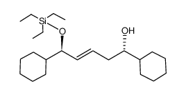(1S,5R,E)-1,5-dicyclohexyl-5-(triethylsilyloxy)pent-3-en-1-ol Structure