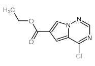 METHYL 4-CHLOROPYRROLO[1,2-F][1,2,4]TRIAZINE-6-CARBOXYLATE Structure