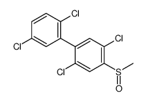 1,4-dichloro-2-(2,5-dichlorophenyl)-5-methylsulfinylbenzene Structure