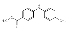 4-P-苯甲基氨基苯甲酸甲酯结构式