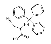 Trityl-β-cyano-DL-alanin Structure