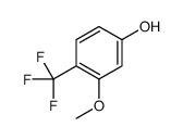 3-methoxy-4-(trifluoromethyl)phenol结构式