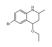 6-bromo-4-ethoxy-2-methyl-1,2,3,4-tetrahydro-quinoline Structure