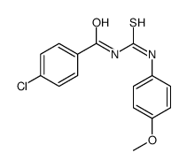 4-chloro-N-[(4-methoxyphenyl)carbamothioyl]benzamide结构式