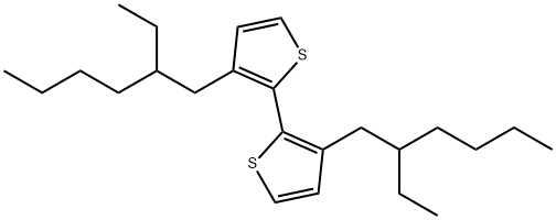 3,3'-二(2-乙基己基)-2,2'-联噻吩结构式