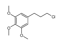 3-(3,4,5-trimethoxyphenyl)propyl chloride Structure