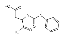 N-phenyl-N1-(1,4-dicarboxyethyl)thiocarbamide结构式