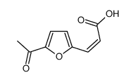 (E)-3-(5-乙酰基-呋喃-2-基)丙烯酸结构式
