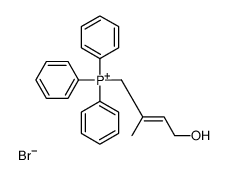 (4-hydroxy-2-methylbut-2-enyl)-triphenylphosphanium,bromide Structure