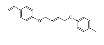1-ethenyl-4-[4-(4-ethenylphenoxy)but-2-enoxy]benzene Structure
