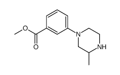 3-(3-甲基哌嗪-1-基)苯甲酸甲酯结构式