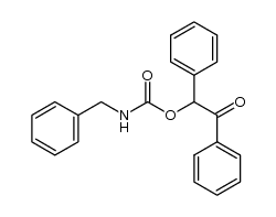 α-benzylcarbamoyloxy-deoxybenzoin结构式