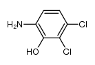 6-氨基-2,3-二氯苯酚结构式
