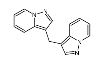 Di(pyrazolo[1,5-a]pyridin-3-yl)methan结构式