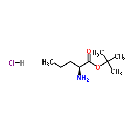 L-正缬氨酸叔丁酯盐酸盐结构式