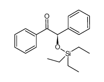(R)-1,2-diphenyl-2-((triethylsilyl)oxy)ethan-1-one Structure