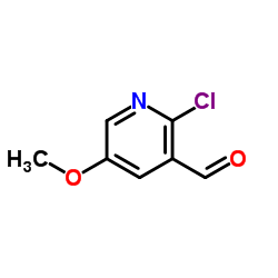 2-Chloro-5-methoxynicotinaldehyde Structure