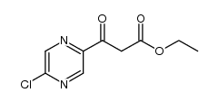 ethyl 3-(5-chloropyrazin-2-yl)-3-oxopropanoate结构式