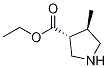 ethyl (3R,4R)-4-Methylpyrrolidine-3-carboxylate Structure