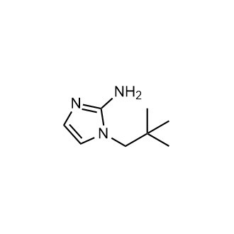1-新戊基-1H-咪唑-2-胺结构式
