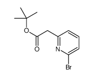 tert-butyl 2-(6-bromopyridin-2-yl)acetate Structure