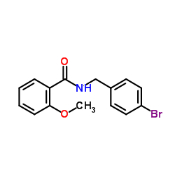 N-(4-Bromobenzyl)-2-methoxybenzamide Structure