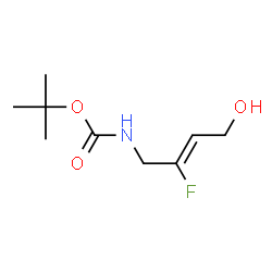 Carbamic acid, (2-fluoro-4-hydroxy-2-butenyl)-, 1,1-dimethylethyl ester, (Z)- Structure