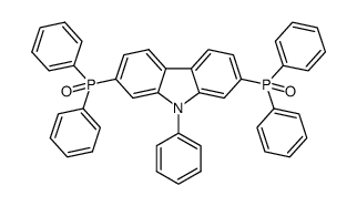 2,7-bis(diphenylphosphosphoryl)-9-phenyl-9H-carbazole Structure