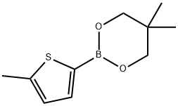 5-甲基噻吩-2-硼酸新戊二醇酯结构式