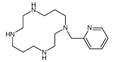 1-(pyridin-2-ylmethyl)-1,4,8,11-tetrazacyclotetradecane Structure