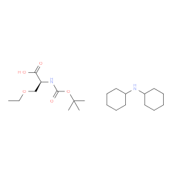 N-Boc-O-乙基-L-丝氨酸DCHA盐结构式