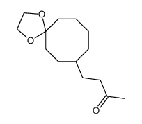 4-(1,4-dioxaspiro[4.7]dodecan-8-yl)butan-2-one结构式