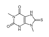 1,9-dimethyl-8-thioxo-3,7,8,9-tetrahydro-purine-2,6-dione Structure