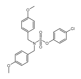 4-chlorophenyl bis(4-methoxybenzyl)sulfamate Structure