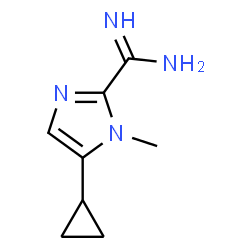 5-环丙基-1-甲基-咪唑-2-甲脒结构式