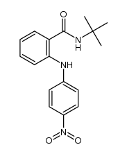 N-tert-butyl-2-(4-nitrophenylamino)benzamide Structure