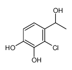 3-chloro-4-(1-hydroxyethyl)benzene-1,2-diol Structure
