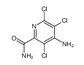 4-氨基-3,5,6-三氯吡啶甲酰胺结构式