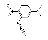 3-azido-N,N-dimethyl-4-nitro-aniline Structure