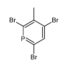 2,4,6-tribromo-3-methylphosphinine Structure