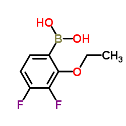 3,4-Difluoro-2-ethoxyphenylboronic acid Structure