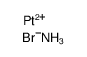 azane,platinum(2+),dibromide Structure