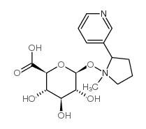 烟碱-N-B-葡(萄)糖苷酸结构式